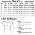 thumbnail image 3 of Aqestyerly Hauts pour Femmes en Solde, T-Shirt Imprimé Mode pour Femmes Manches 3/4 Col Rond Décontracté, 3 of 4