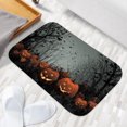 thumbnail image 6 of 1pc Halloween Scene with Pumpkins Absorbent Non-Slip Bathroom Thickened Flannel Rug Decor,Soft,Quick Drying,Suitable For Indoor/outdoor Use,Bathrooms,Bedrooms,Kitchens,Terrace,Laundry Rooms,16"x24", 6 of 9