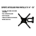 thumbnail image 4 of Soporte Fijo Pantallas Y Monitores Led LCD 14 A 55 Pulgadas, 4 of 9