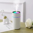 thumbnail image 2 of USB Mini Humidifier 320ml Portable Colorful Ultrasonic Cool Mist Car Air Purifier for Car Travel Office Bedroom, 2 of 8