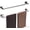 Polished, variant on 18-Inch Brushed Towel Bar - SUS304 Stainless Steel Wall Mounted Towel Holder, Rustproof Space-Saving Towel Hanger Bathroom Accessories, 2-Pieces