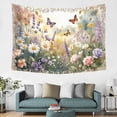thumbnail image 6 of Tapestry Wall Hanging,Nature Floral Garden Tapestries for Dorm Living Room Bedroom Decor,Boho Wall Art,Sofa Cover,Photo Background, 80"x60", 6 of 8