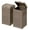 Brown, variant on WDZS 33 Gallon Outdoor Trash Can, Hideaway Garbage Bins with Tiered Lid, Waterproof Resin Outside Waste Bins for Patio, Outside Pool, Backyard and Deck(1, Deep Brown)
