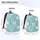 thumbnail image 2 of Balery Swan And Flowers4 Mochila Clásica Impresa Básica para Viaje, Mochila Escolar Resistente al Agua, Mochila de Lona con Correas Ajustables-Medium, 2 of 5