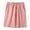 Pink, variant on Cotton Shorts for Women Vintage Heavyweight Straight Summer Loose Solid Versatile Sport Casual Bermuda Yellow XXXXL