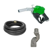 Fill-Rite 3/4 Inch x 20 Feet Discharge Hose w/ Auto Nozzle (Green) & Swivel