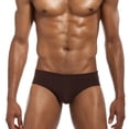 thumbnail image 2 of Eashery Mens Panties Bikini Underwear Comfy Underwear Mens Briefs Underwear Cotton Coffee M, 2 of 4