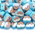 thumbnail image 1 of 30pcs 10mm Heart Shape Beads Fruit Polymer Clay Beads Spacer Loose Beads for Jewelry Making DIY Handmade Bracelet, 1 of 5
