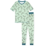 Sleep On It Boys 2-Piece Super Soft Jersey Snug-Fit Pajama Set - Motorcycle , 8