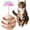pink, variant on Interactive Cat Toy, Automatic Spinning Cat Toy for Indoor Cats, Engaging Kitten Toy with Feather for Exercise & Mental Stimulation, 3-Layer Cat Ball Track Durable Safe Toy to Reduce Boredom(pink)