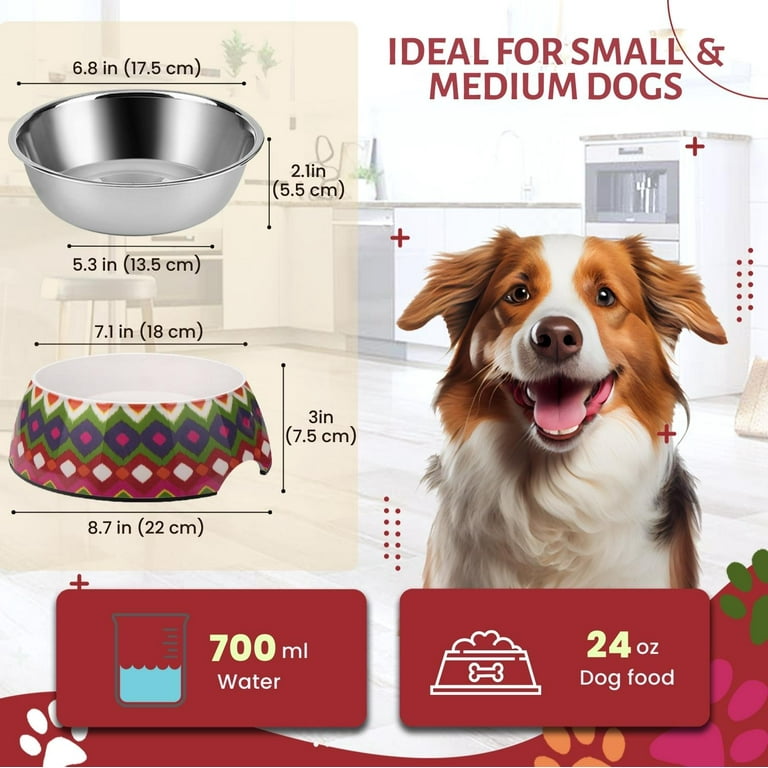 Dog Slow Feeder Bowls Large Breed 2Pcs Food Pets Puzzle Nonslip