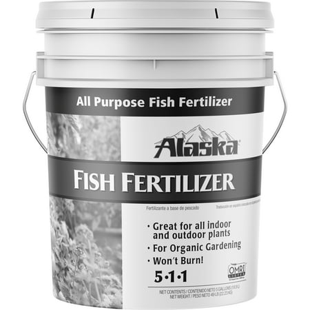 Alaska Fish Emulsion Fertilizer 5-1-1, 5-Gallon