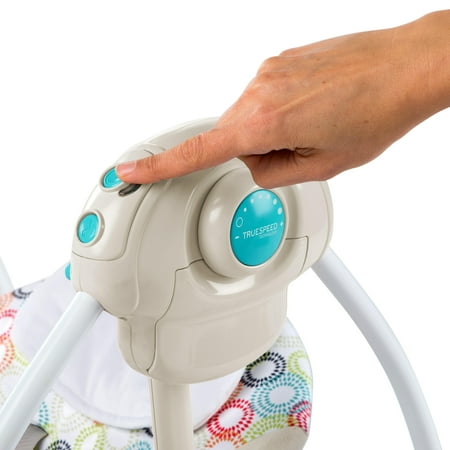 Bright Starts Portable Swing With Whisperquiet Technology Petite Jungle