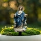 thumbnail image 1 of pstuiky Estaca de jardín Mary, soportes decorativos de suelo acrílicos para interiores y exteriores, 1 of 6