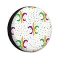 thumbnail image 1 of Balery Mardi Gras Carnival1 Cubiertas para Neumáticos - Protector Resistente para Neumáticos de Camioneta, SUV, Remolque, Camper y RV-15 inch, 1 of 6