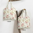 thumbnail image 2 of Vsdgher Floral Print canvas Tote Bag, Lightweight Cloth Bags, Suitable for shopping, groceries, travel, 2 of 4