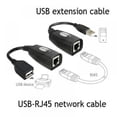 thumbnail image 5 of USB to RJ45 Adapter,USB 2.0 to RJ45 Ethernet Extension Extender Network Adapter Cable Wired LAN Ideal for Use with USB Cameras, Printers, Web Cameras, Keyboard, Mouse, 5 of 6