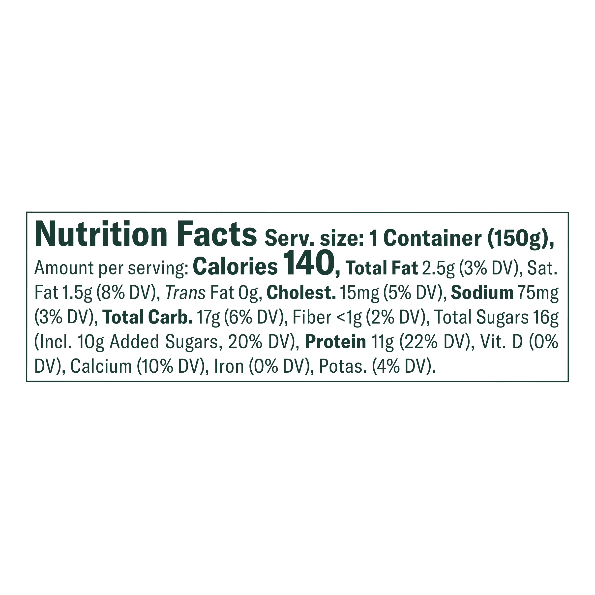 Chobani Low-Fat Greek Yogurt Lemon Blended 5.3 oz Cup