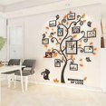 thumbnail image 2 of Pegatinas de pared de árbol Marco de fotos 3D Pegatinas de pared de bricolaje Decoración del hogar para dormitorio, sala de estar, guardería, pasillo, guardería, regalo (naranja, m), 2 of 5