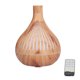 thumbnail image 5 of Humidificador de grano de madera de 400ml, lámpara LED colorida eléctrica hueca, difusor de aromaterapia con control remoto, enchufe británico, 5 of 5