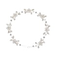 thumbnail image 4 of Diadema de boda Aro para el cabello Fernando Elegante para niña y mujer Tocado de boda Plata, 4 of 8