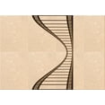 thumbnail image 1 of Ahgly Company Machine Washable Indoor Rectangle Transitional Peru Brown Area Rugs, 6' x 9', 1 of 7