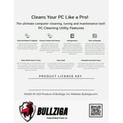 Microsoft Windows 10 Pro with Free BullZIGA PC Cleaning Utility 1-Year | 1-Device (Windows/Mac OS/Android/iOS)