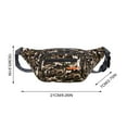 thumbnail image 2 of JAHH Tactical Camouflage Waist Pack Reflective Nylon Fanny Bag with Anti-Bounce Design for Running Hiking Gym Essentials Compact Water-Resistant Sport Gear, 2 of 3