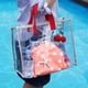 thumbnail image 2 of Bolsa de PVC para llevar a mano en vacaciones de verano Bolsa portátil para guardar ropa Bolsa de playa de PVC transparente de moda Bolsa de viaje, 2 of 5