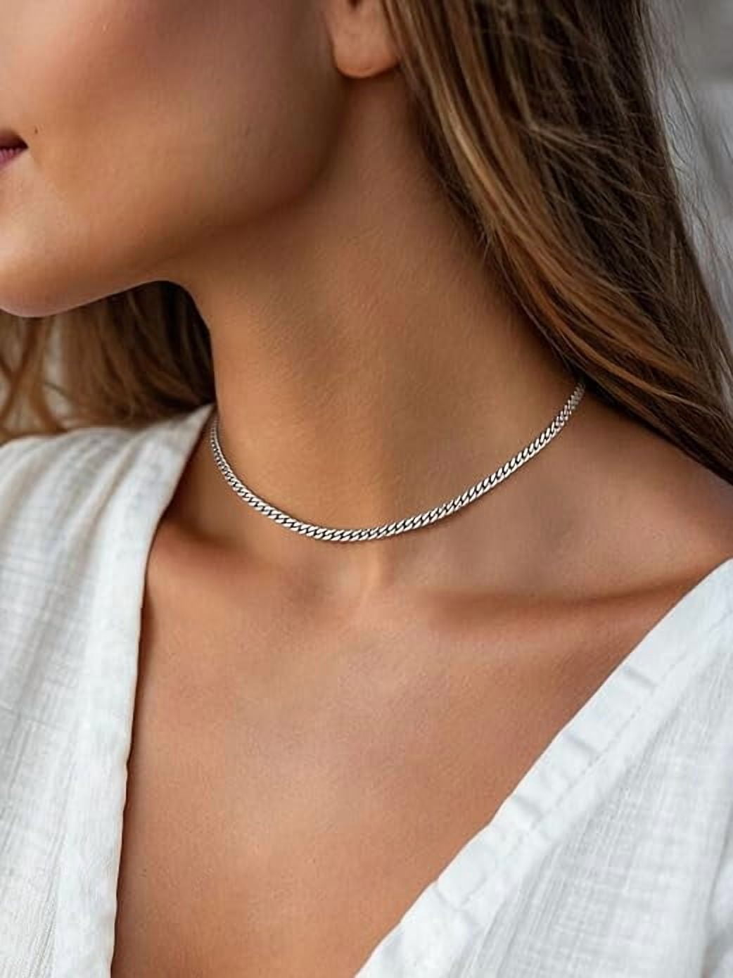 Muddy Jewelry Cuban Link Chains for Men and Women - 4-14mm Width, 14-30" Length, Gold/Stainless Steel, Hip Hop Jewelry Gift