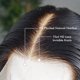 thumbnail image 3 of Pelucas con encaje en la parte delantera FUTGK, cabello humano liso, 60 cm, densidad 220, 3 of 7