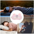 thumbnail image 3 of Unique Bargains 1 Pc Portable Cartoon Bearss Eye Mask for Travel Pink Fleece, 3 of 3