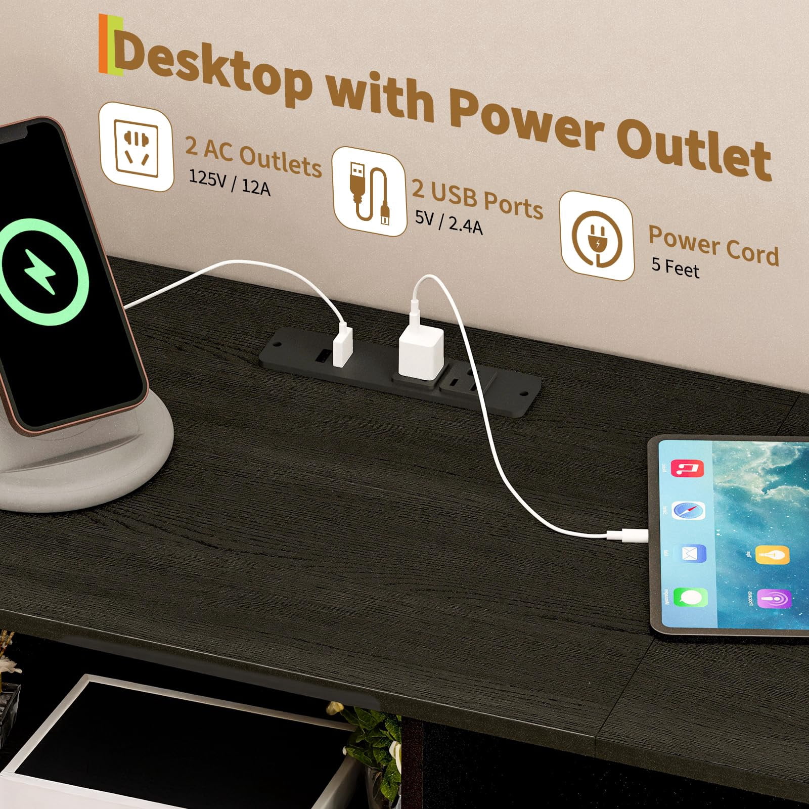 Kicctian 11 Drawers Dresser for Bedroom with LED Lights & Charging Station,Dresesr Chests of Drawers with Open Shelves,Gray