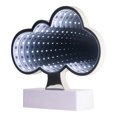 thumbnail image 6 of Northlight LED Lighted 3D Cloud Infinity Mirror - 7.25", 6 of 7