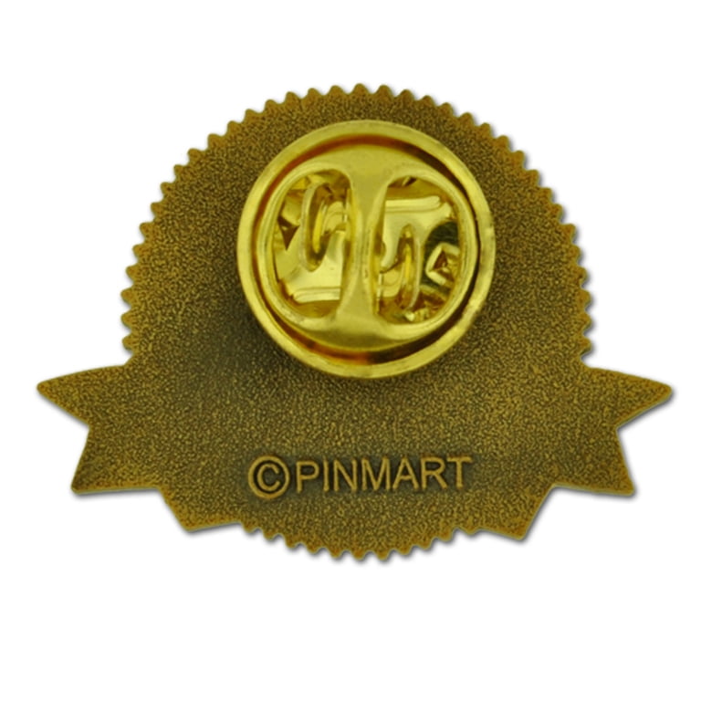 Angel Gold Tone Vintage Lapel Pin