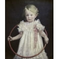 thumbnail image 2 of Podkowinski, Wladyslaw 20x23 White Modern Wood Framed Museum Art Print Titled - Girl With a Ring, 2 of 4