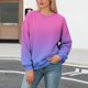 thumbnail image 1 of Xuyuer Women's Valentines Day Tops Casual Crewneck Funny Graphic Long Sleeve Shirts Cute Loose Fit Lightweight Dressy Sweatshirt, 1 of 5