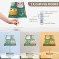 thumbnail image 4 of Owls and Plant Desk Lamp LED Table Nightstand Lamps with 3 Color Temperatures for Home Bedroom Living Room Decor 6x11, 4 of 8