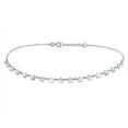 thumbnail image 1 of Collier Ras du Cou Fin pour Femmes en Argent Sterling.925 Ajustable, 1 of 4
