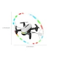 thumbnail image 3 of Up to 65 off!Yyuenw Drone with Cool LED Lights Remote Control Toys Gifts For Boys Girls with Altitude Hold Headless Mode Start Speed Adjustment Drones for Kids 8-52, 3 of 5