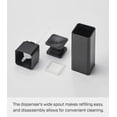 thumbnail image 5 of Yamazaki Home Push Soap Dispenser, Black, ABS Plastic, 8.5 fluid oz., 250 milliliters, No Assembly, 5 of 7