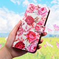 thumbnail image 1 of Colorful Mobile Phone Case for Women with Fashion Flower Pattern and Flip Cover Card Wallet Protective Mobile Phone Case with Credit Card Slot, Wallet Style Mobile Phone Ca, 1 of 5