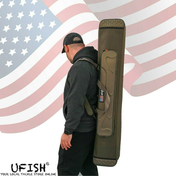 UFISH Fishing Rod Bag, Fish Pole Case, Fly Fishing Bag, Ice Fishing