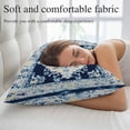 thumbnail image 5 of Vintage Ethnic Pillow Protectors with Zipper Standard Size, Boho Tribes Modern Blue Middle Century Soft Brushed Breathable Throw Pillow Covers, Pillowcase for Couch Sofa Bedroom Living Room 20"x26", 5 of 9