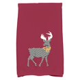 thumbnail image 1 of Simply Daisy 16" x 25" Merry Deer Animal Print Hand Towel, 1 of 2