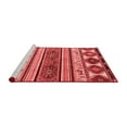 thumbnail image 2 of Ahgly Company Machine Washable Indoor Square Oriental Red Modern Area Rugs, 4' Square, 2 of 4