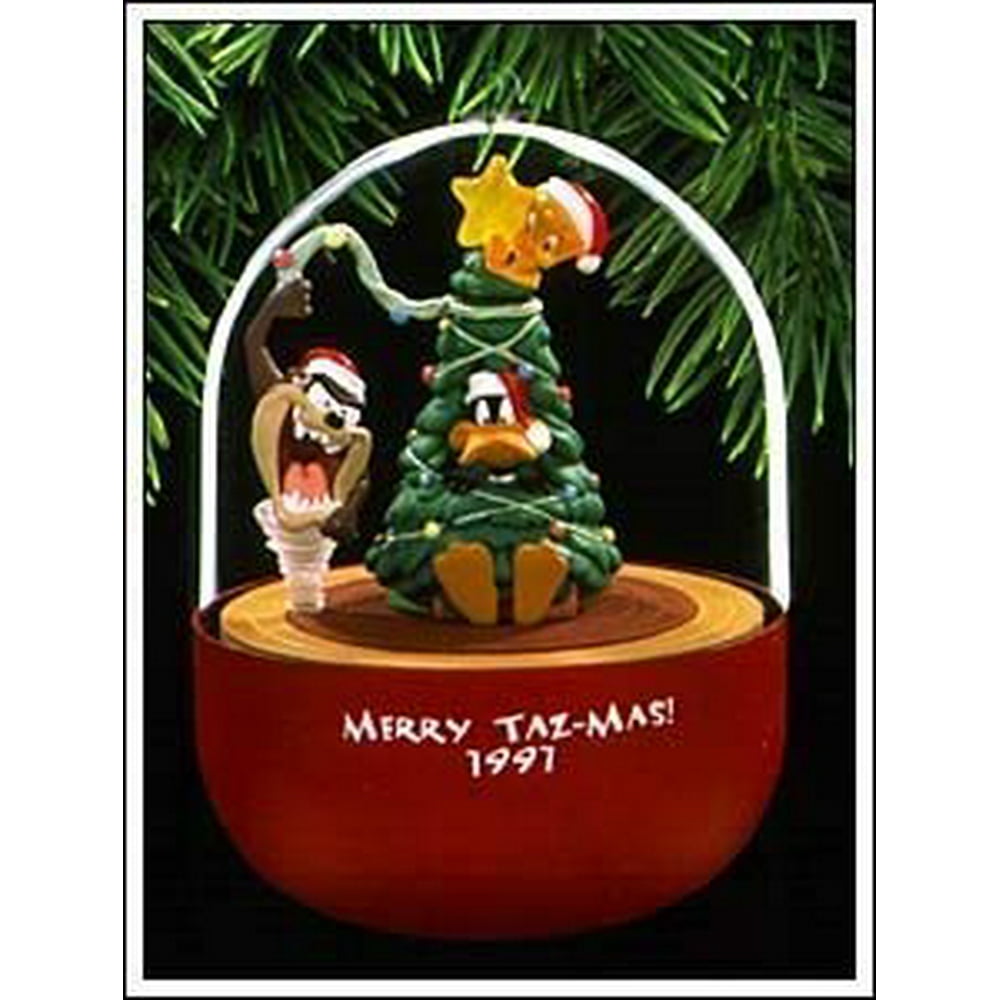 Hallmark Keepsake Ornament Looney Toons Decorator Taz 1997 Walmart