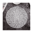 thumbnail image 4 of 1PCS Round Placemats Restaurant Hollow PVC Decoration Meal Mat Anti-Hot Dining Table Line Mat Steak Plate Pad Silver, 4 of 7