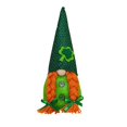 thumbnail image 1 of Muñeco de duende de peluche sin rostro del día de San Patricio, 10 pulgadas Muñeca de dibujos animados de pie de peluche de gnomo hecha a mano, Irish Da, 1 of 5