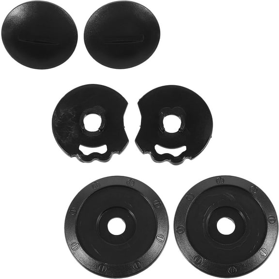 FRCOLOR  6 Pcs Motorcycle Helmet Accessories Motorbike Helmets Black